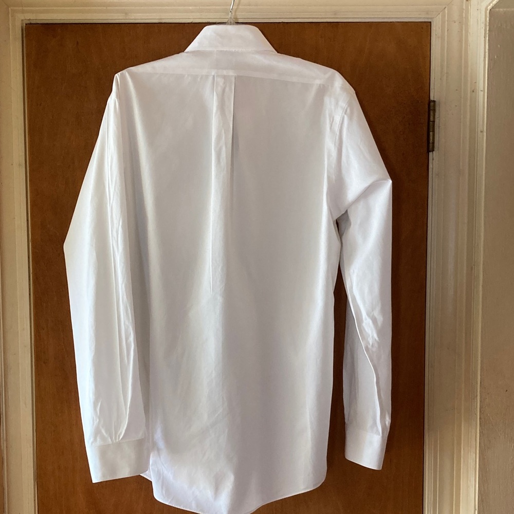 Brooks Brothers White Long-Sleeve Button-Down Dress Shirt - Picture 8 of 8
